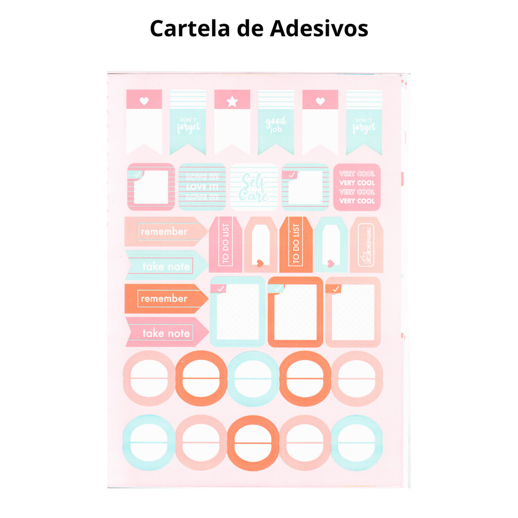 Caderno Argolado Colegial Capa Dura 80 Folhas Cherry Lovers - CADERSIL · foto 2