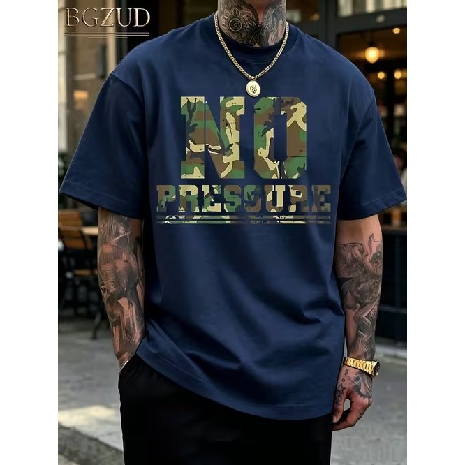 Camiseta Masculina Manga Curta Estampada Confortável Moderna Estilosa Premium para Moda Casual Tendência Verão
