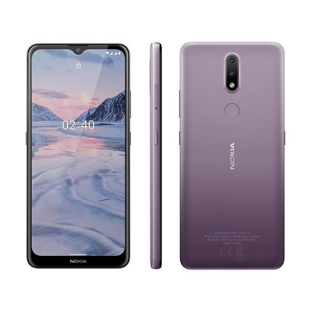 Smartphone Nokia 2.4 64GB 4G Octa- Core 3GB RAM Tela 6, 5” Câm. Dupla + Selfie 5M