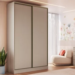 Guarda Roupa Modulado 2 Portas de Correr 2 Gavetas Requinte 100% MDF Duna Duna Line