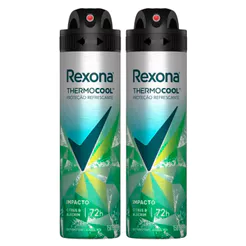 Kit Desodorante Aerosol Rexona Men Impacto 150ml - 2 unidades