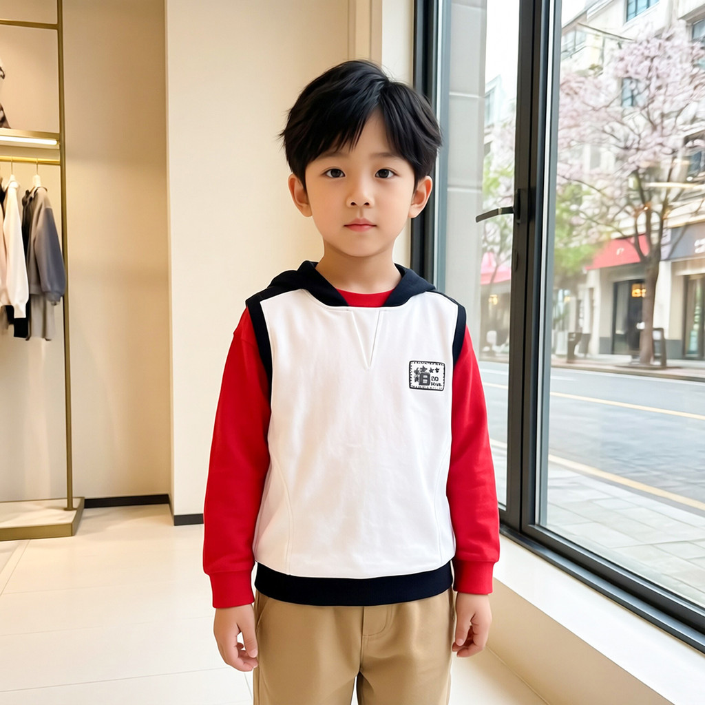 Crianças colete com capuz meninos colete meninas colete retirada gabinete genuíno roupas infantis primavera outono roupa