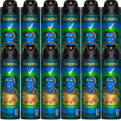 Kit Desodorante Aerosol Rexona Antibacterial+Invisible Men 150ml - 12 Unidades