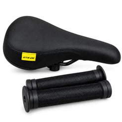 KIT SELIM GTS FREERIDER DDK + PAR MANOPLAS TIPO GIOS PRETO BIKE MTB