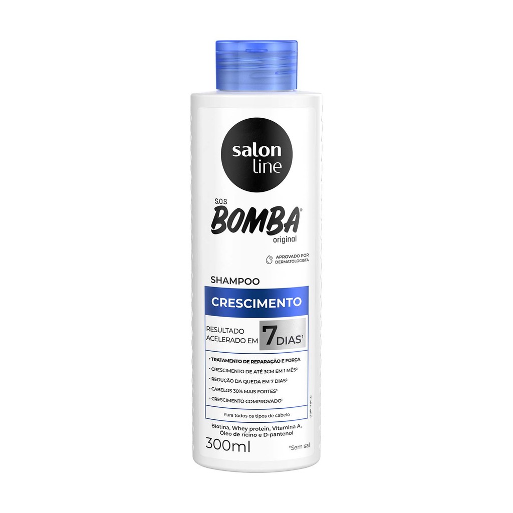 Shampoo SOS Bomba Original Salon Line 300ml em Oferta na Shopee