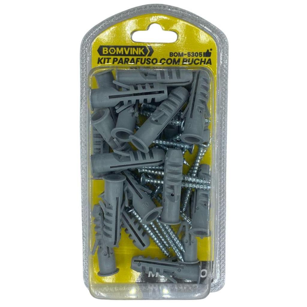 Kit Parafuso M10 Com Buchas 20Pcs - Bomvink