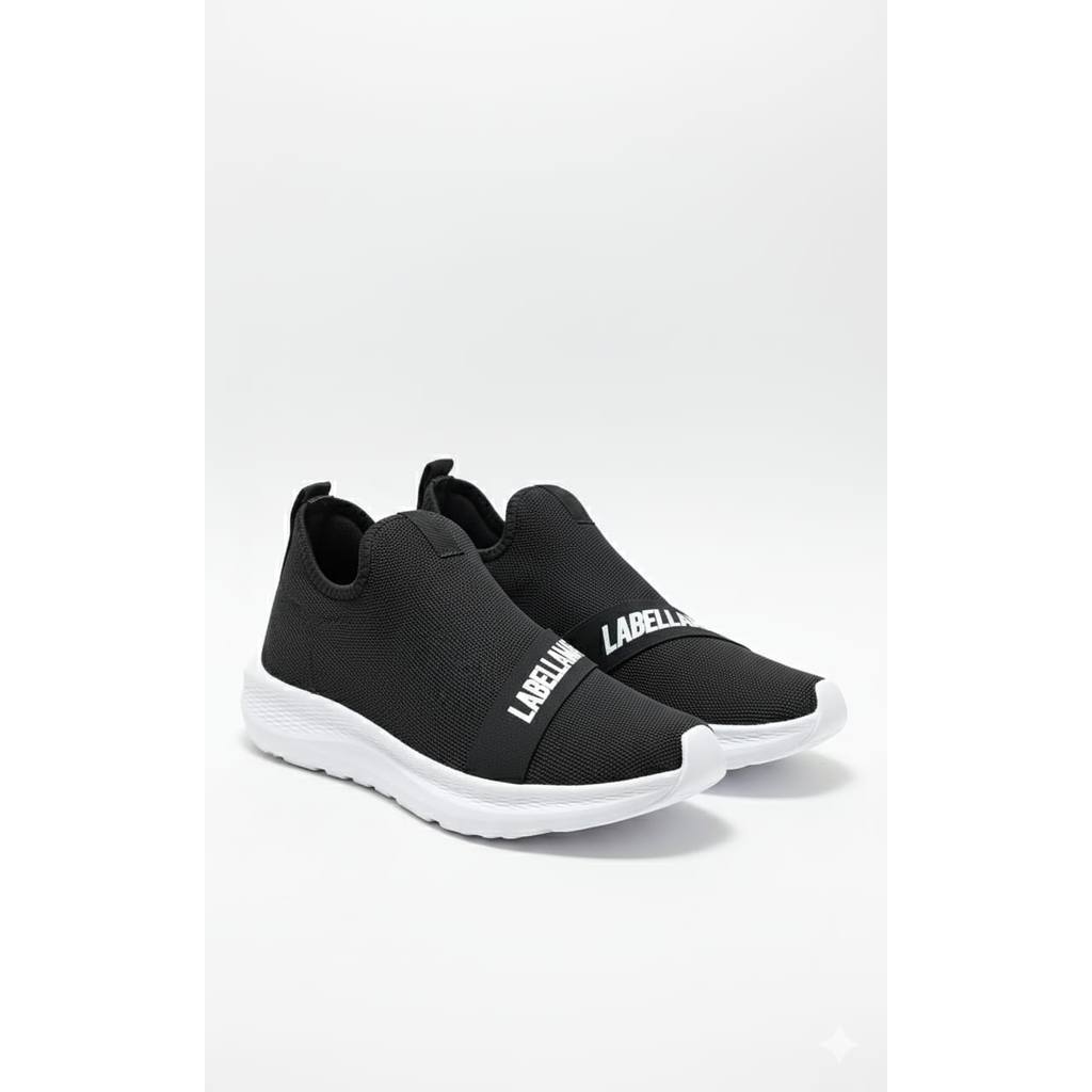 Tenis Meia Academia Casual Preto Venus Labellamafia