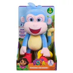 Dora Aventureira - Pelúcia 33cm Interativa Macaco Botas