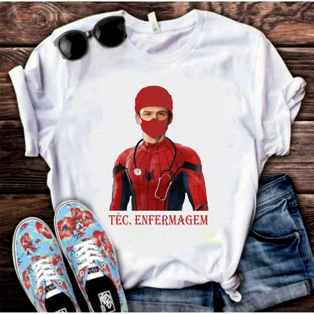 Camisa Tecnico de Enfermagem Enfermeira Enf Blusa 102 T-Shirt Camiseta  Blusa Feminina ou Masculina Unissex DR
