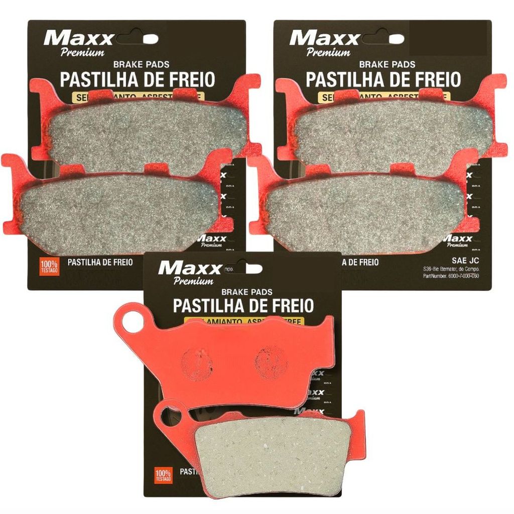 Kit Pastilhas de Freio P/ Yamaha Mt 03 660 2006-2012