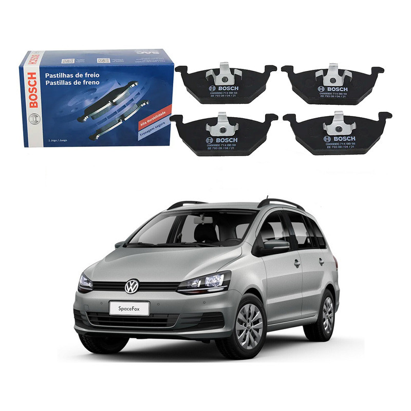 Pastilha Freio Dianteira Bosch Spacefox 1.6 2015 A 2019 em Oferta na Shopee