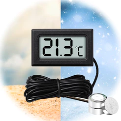 Termômetro Digital Freezer Aquário Chocadeira Sonda Inox