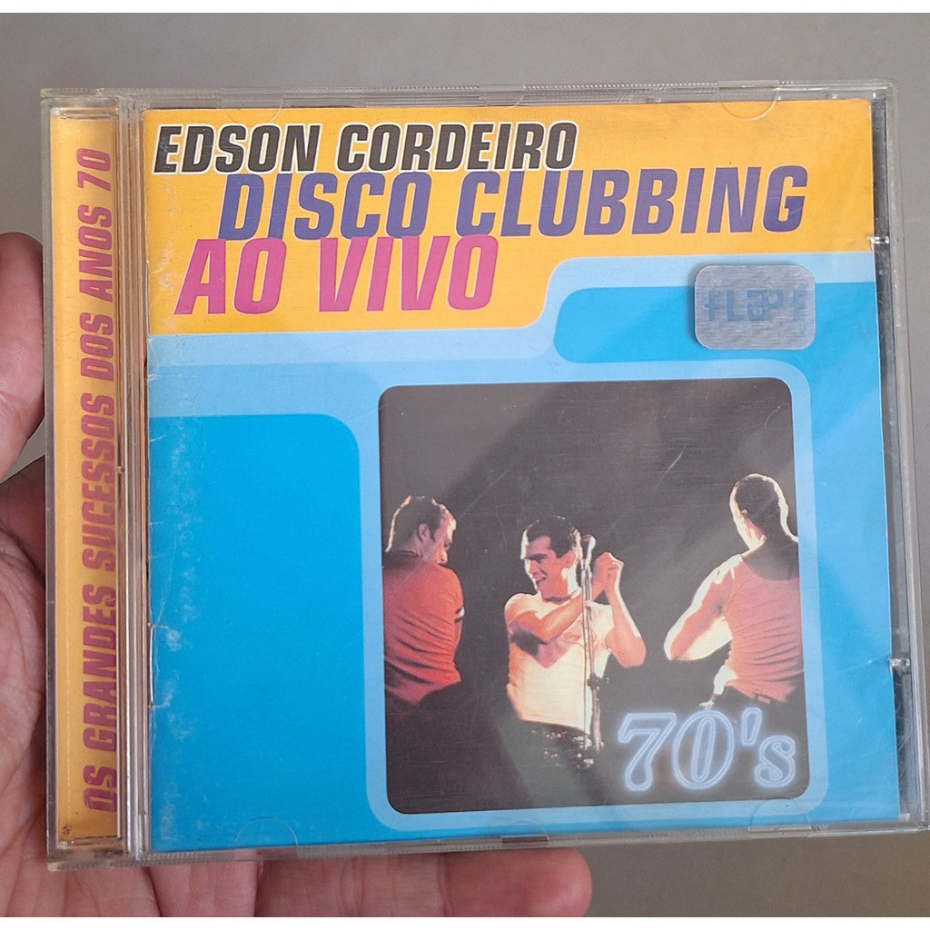 CD Edson Cordeiro - Disco Clubbing Ao Vivo