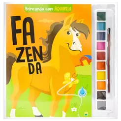 Brincando com Aquarela | Fazenda | Brochura