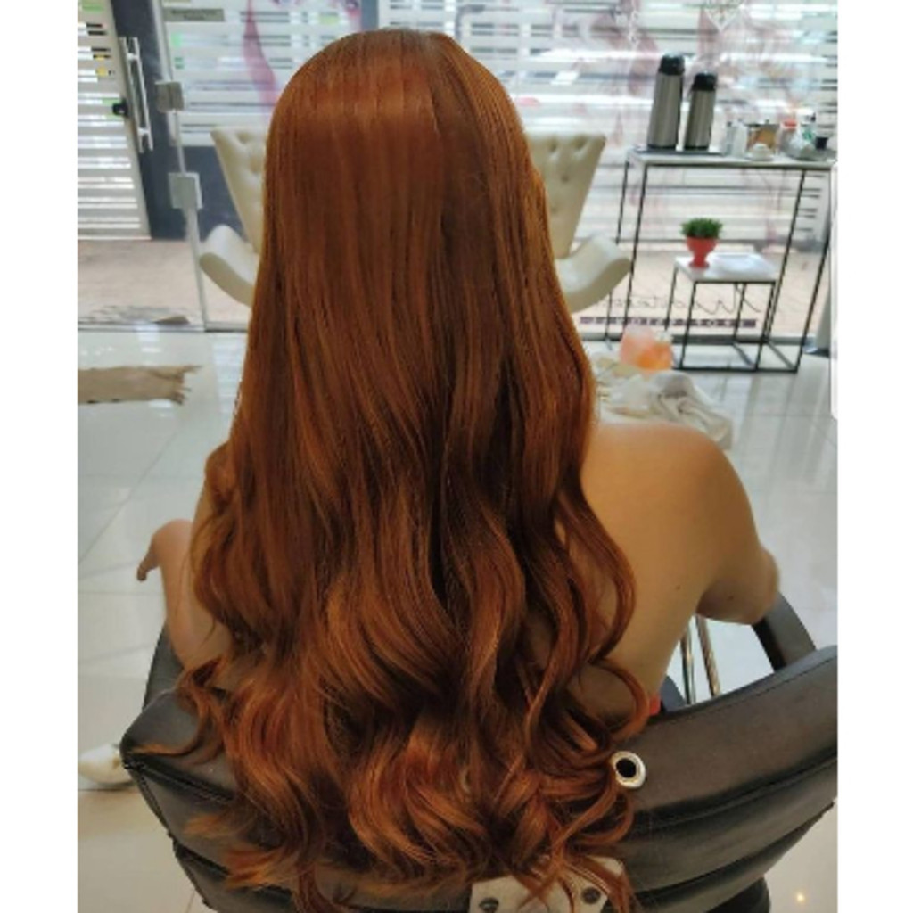 Aplique Tic Tac Para Mega Hair Em Fibra Orgânica Cor Ruivo LISO - MOSTRA LOJA