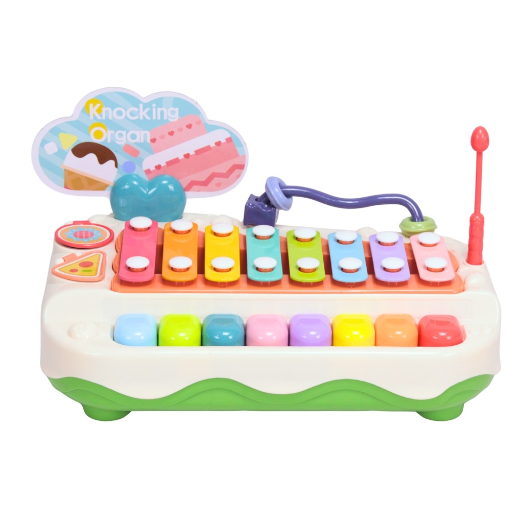 Brinquedo Infantil Xilofone Musical Verde - Castela - detalhe