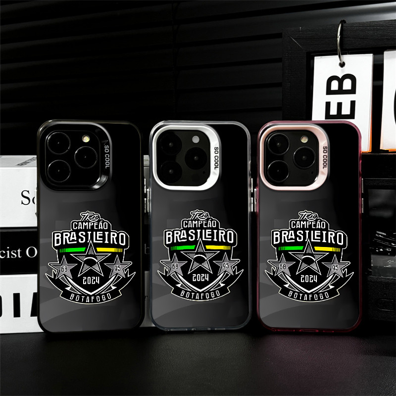 Capa de celular A vitória é do Botafogo para iPhone 11 12 13 xr xs max 14 15 16 pro max 8Plus 14 15plus 12 pro 14 pro