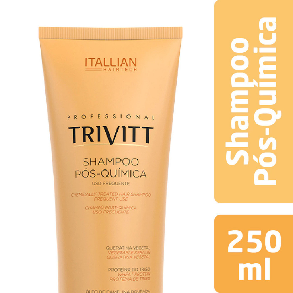 Detalhes do SHAMPOO USO FREQUENTE TRIVITT PÓS QUÍMICA 250 ML