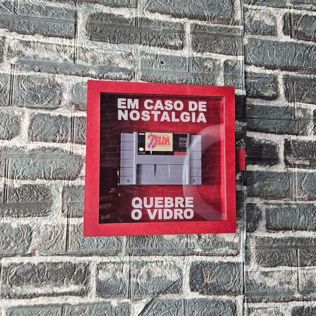 Quadro Snes Zelda A Link To The Past Nostalgia Acrilico