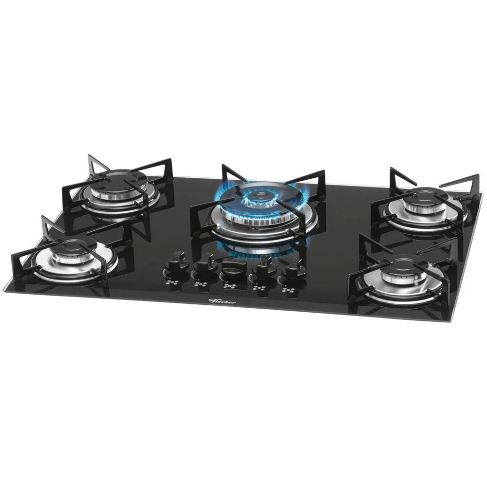 Cooktop Fischer Embutir, 5 Bocas - 1743-5733 em Oferta na Shopee