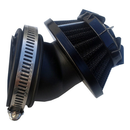 Filtro de Ar Esportivo 45° graus curvado Universal Motos Honda e Yamaha – Carburador 35mm 42mm 50mm — imagem 2 de 2