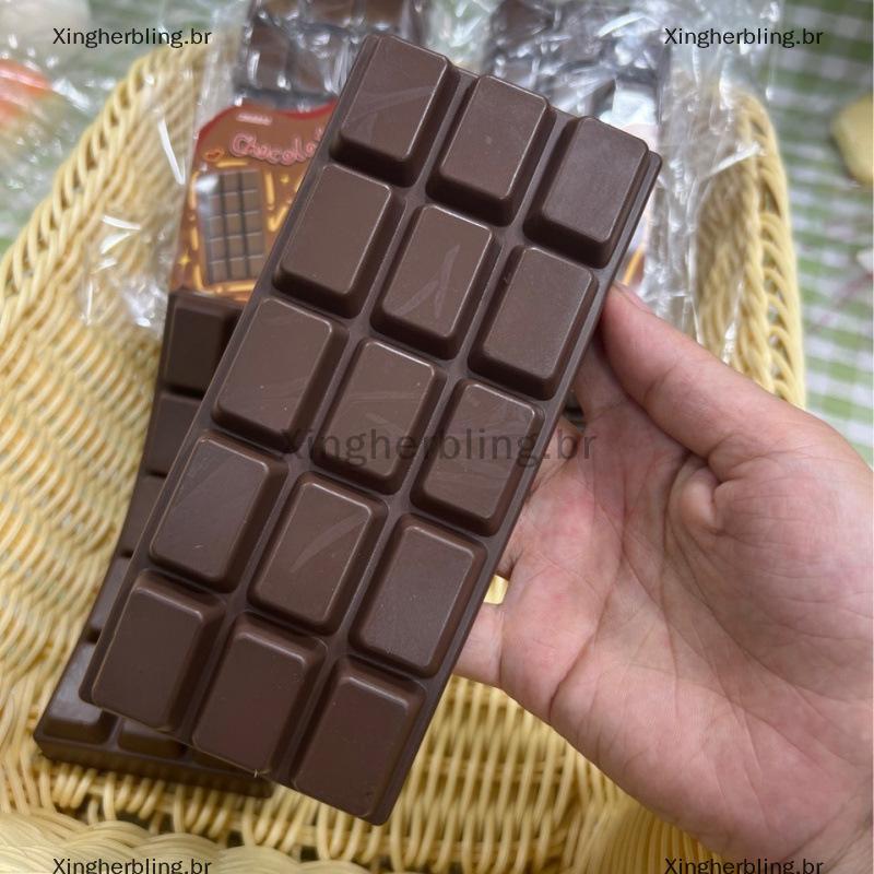 XBBR Slow Rising Chocolate Bar Stress Relief Fidget Toy Para Ansiedade Quente