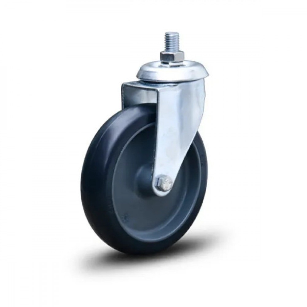 Rodízio fixo 3" PVC espiga - GLE.312.BP.FP - Colson