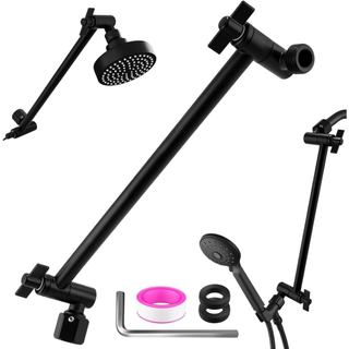 Extensor de Chuveiro de Efeito Chuva de 12 Polegadas, Braço Ajustável para Chuveiro de Efeito Chuva, Suporte de Chuveiro