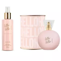 Combo Kit Hello Hello Nah Cardoso Deo Colonia Perfume + Body Splash Ciclo Cosméticos