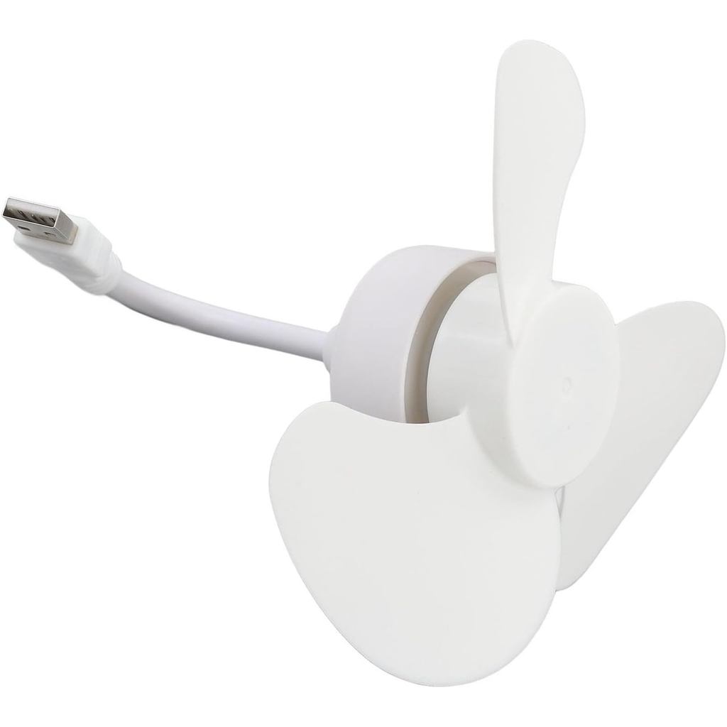 Ventilador USB, mini ventilador portátil, pequeno ventilador pessoal para uso doméstico e no escritório, de m