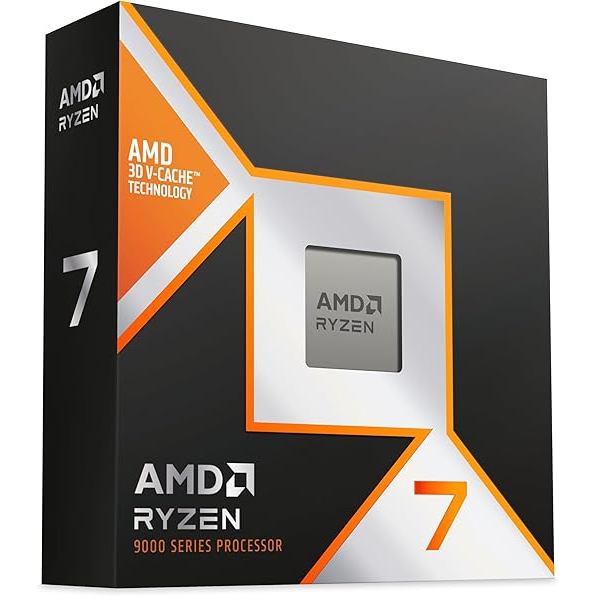 Processador AMD Ryzen 7 9800X3D, Cache 104MB, 8 Núcleos, 16 Threads, AM5 - 100-1
