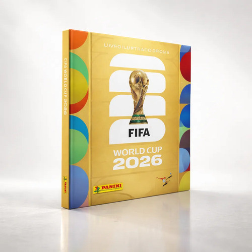 Álbum Copa Do Mundo 2026 Capa Dura Ouro Panini
