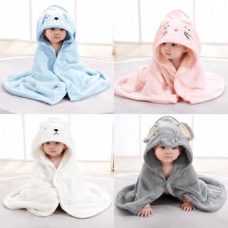 Toalha de Banho Infantil Bebê com Capuz Bichinhos Felpuda Grande Super Macia Alta Absorçã…