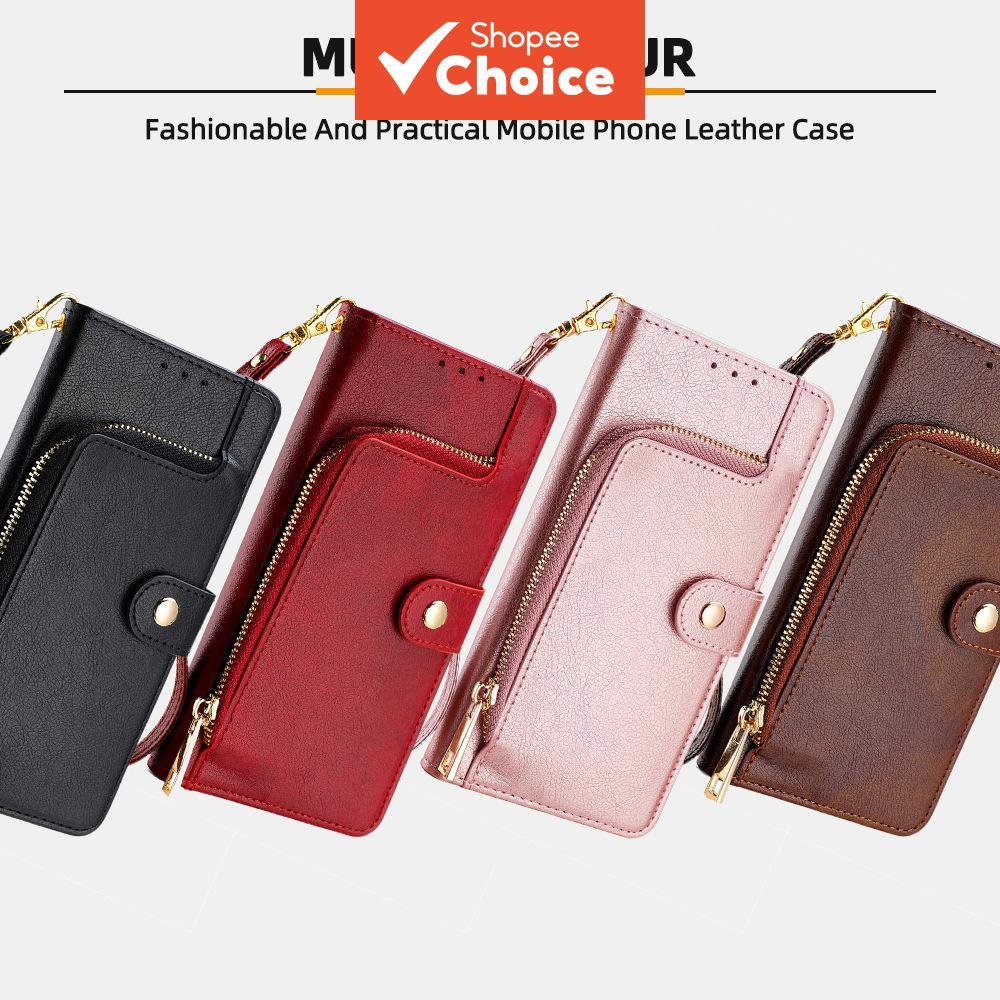 Capa Flip Magnética de Luxo para Samsung Galaxy A35 A55 A25 A05S A05 A15 A24 A54 A34, Capa Carteira de Couro PU, Capa