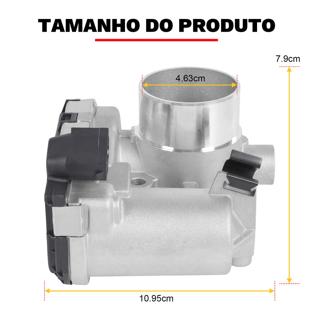 Corpo Borboleta Tbi Doblo Idea Palio 1.4 8v 55198265 · foto 2