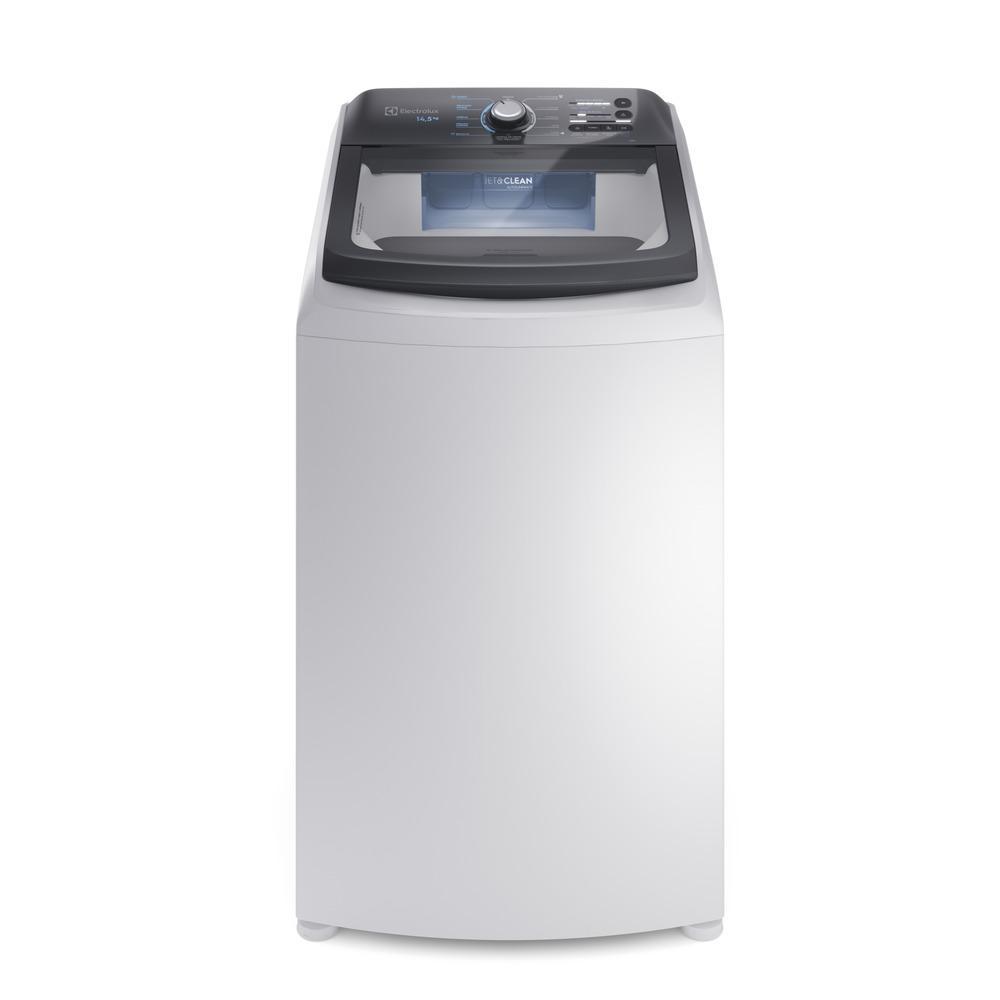 Máquina de Lavar Electrolux 14,5kg Efficient com Cesto Inox e Jet&Clean Branca LEE15
