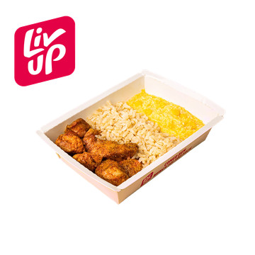 Liv Up Frango grelhado, arroz integral e creme de milho 300g