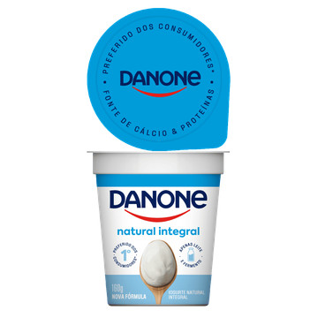 Danone Iogurte Natural Integral 160g