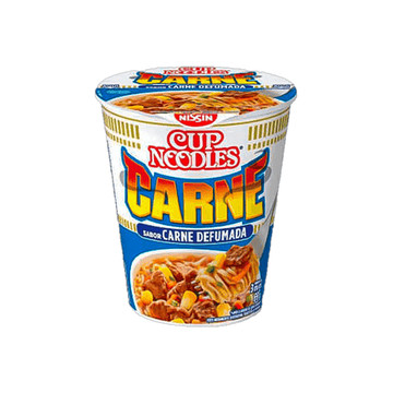 Nissin Macarrão instantâneo sabor carne defumada Cup Noodles 69g