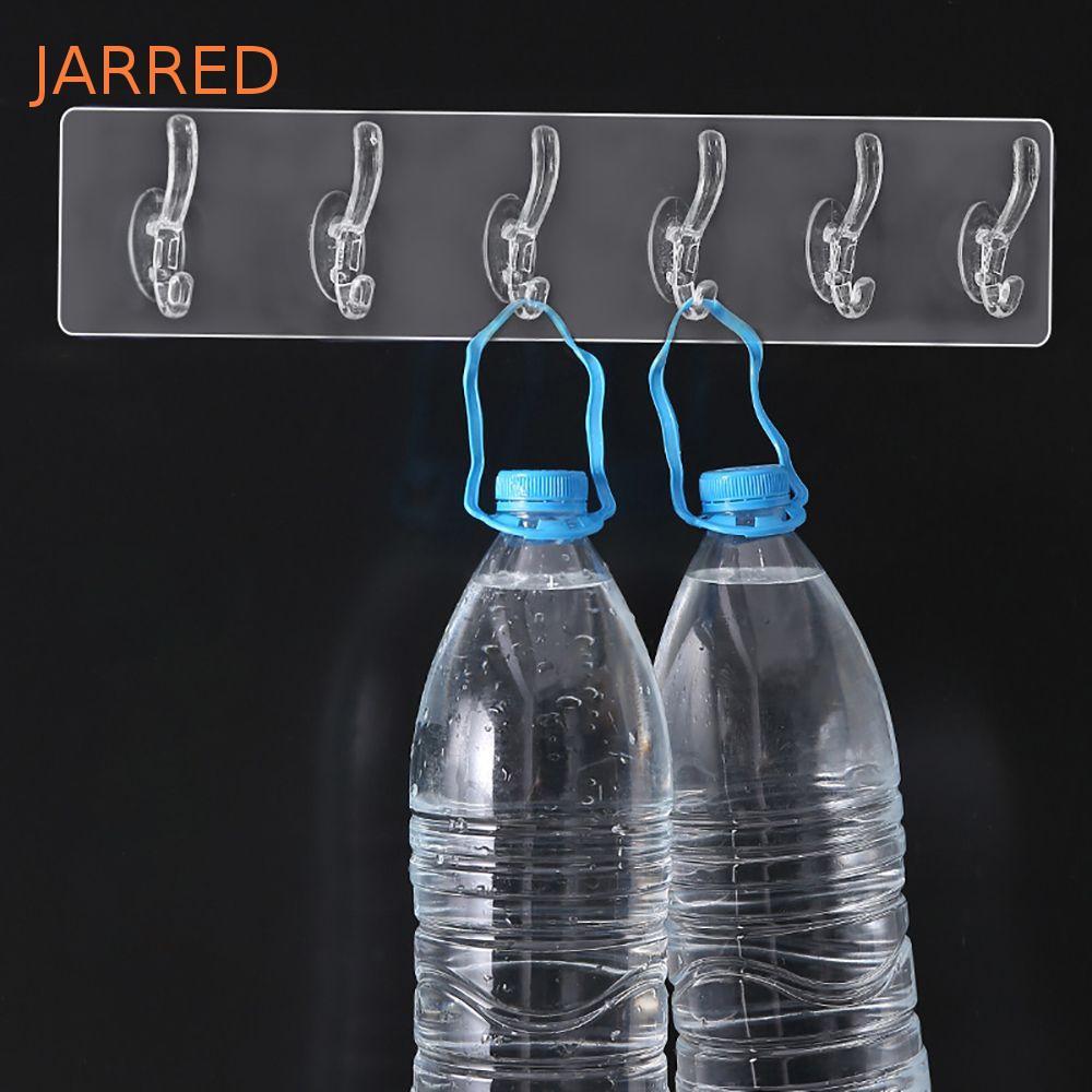 Ganchos De Parede JARRED PVC 1/3/5/6 Fileiras Para Banheiro , Cabide Sem Rastros De Autohesão De Cozinha