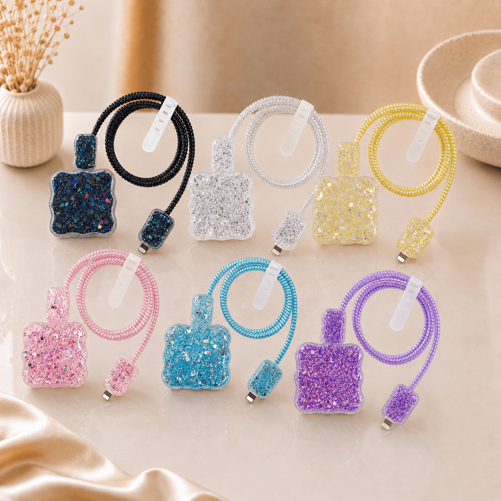 Capa Protetora Do Carregador iPhone fonte USB-C Acessório Cabo De Silicone