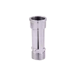 Extensor Cromado Prolongador Médio Torneira Chuveiro 1/2'' Conexao
