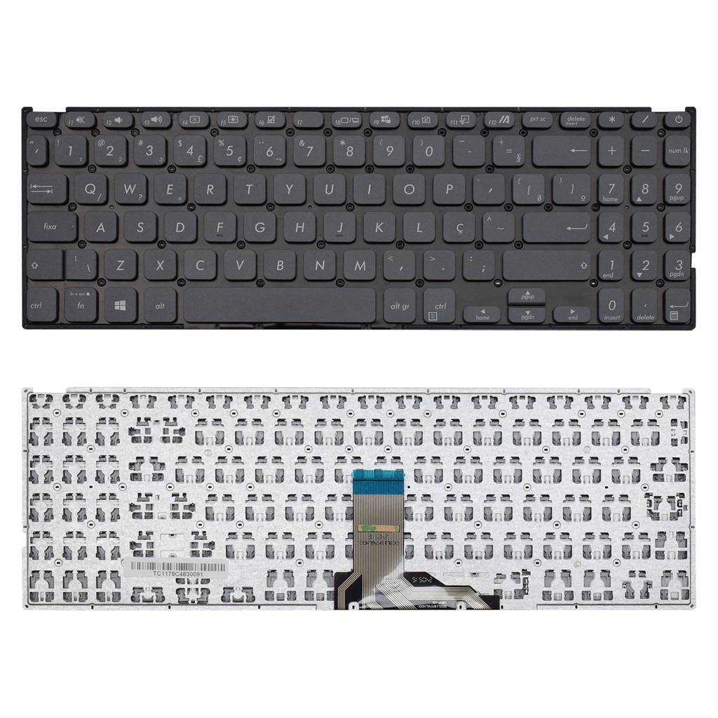 Teclado para Notebook Asus M515D Cinza