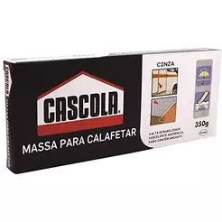 Cascola Massa para Calafetar, Cinza, 1x350g