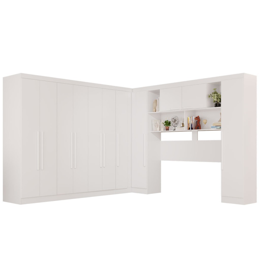 Guarda-Roupa Casal Modulado Pandora 11 Portas 2 Gavetas - Pnr Móveis — imagem 2 de 2