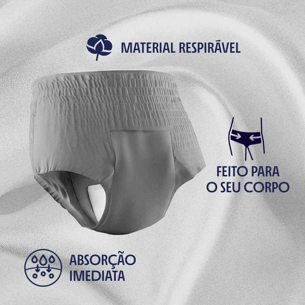 Roupa Íntima Plenitud Plus Men Tamanho G/XG Severa 16 Unidades Descartáveis — imagem 2 de 2
