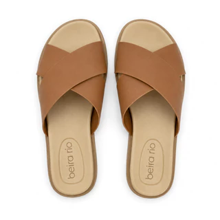 Sandalia Feminina Beira Rio Flat Tiras Cruzadas Original
