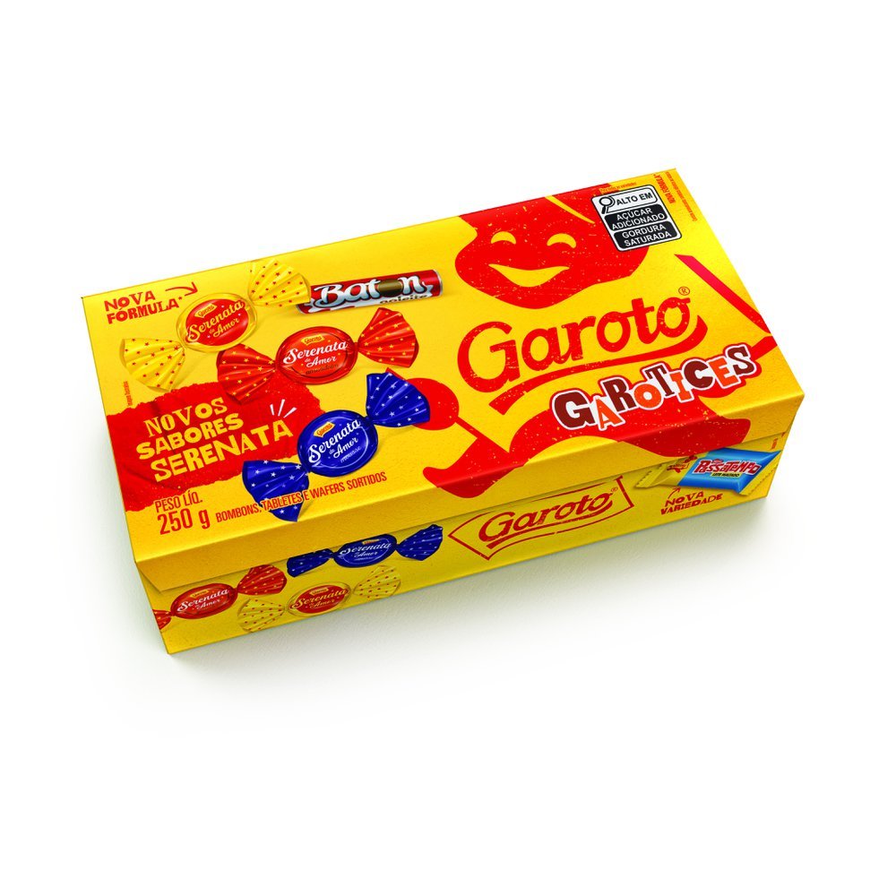 Caixa de Bombom Garoto Sortidos com 250g