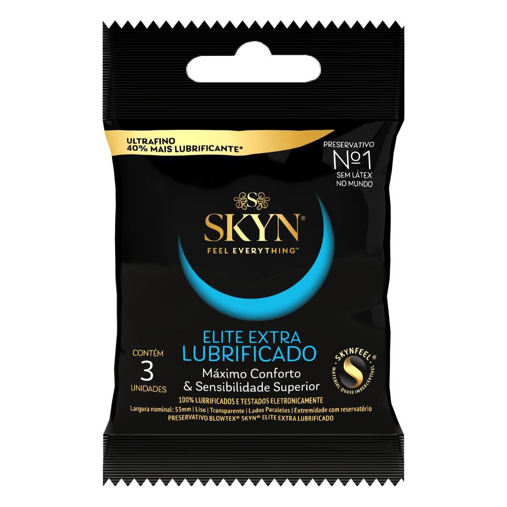 Preservativo SKYN Elite Extra Lubrificado 3 unidades