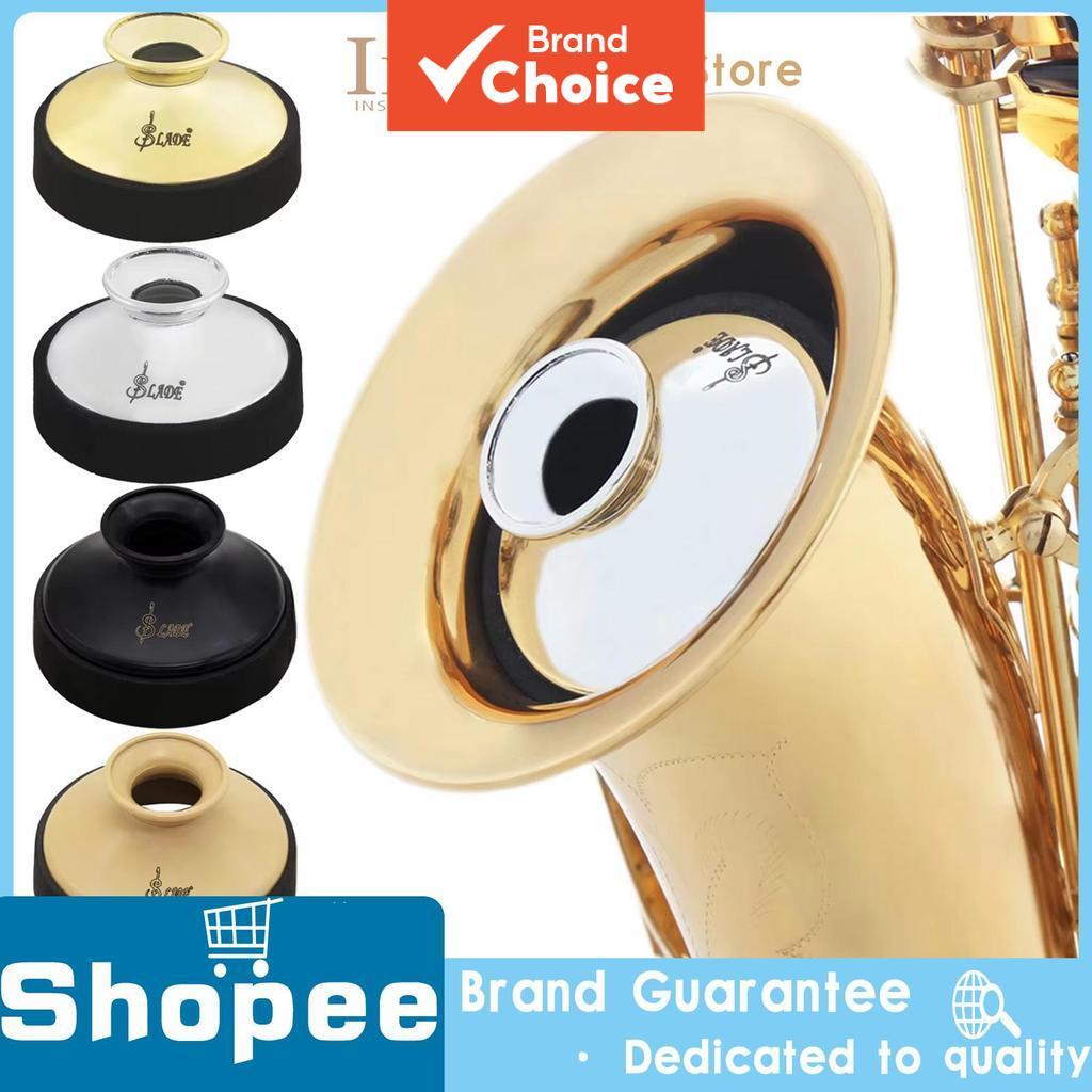  Silenciador de Saxofone SLADE, ABS Redondo Leve, Amortecedor de Som para Saxofone Alto, Acessório de Instrumento